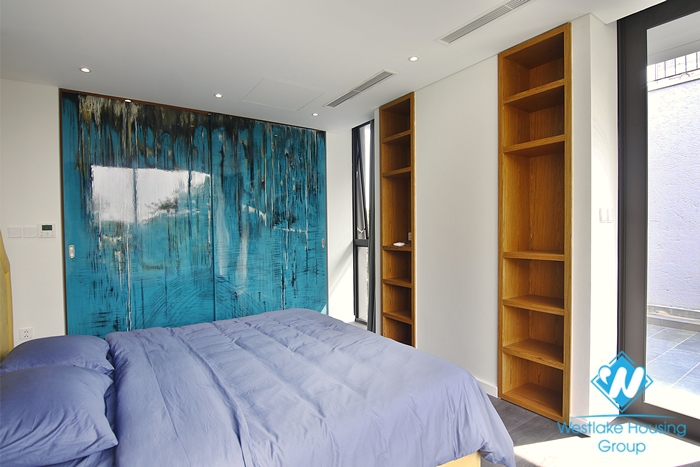The newest house on the market is carefully prepared by the owner for every detail for rent in Ngoc Thuy Long Bien